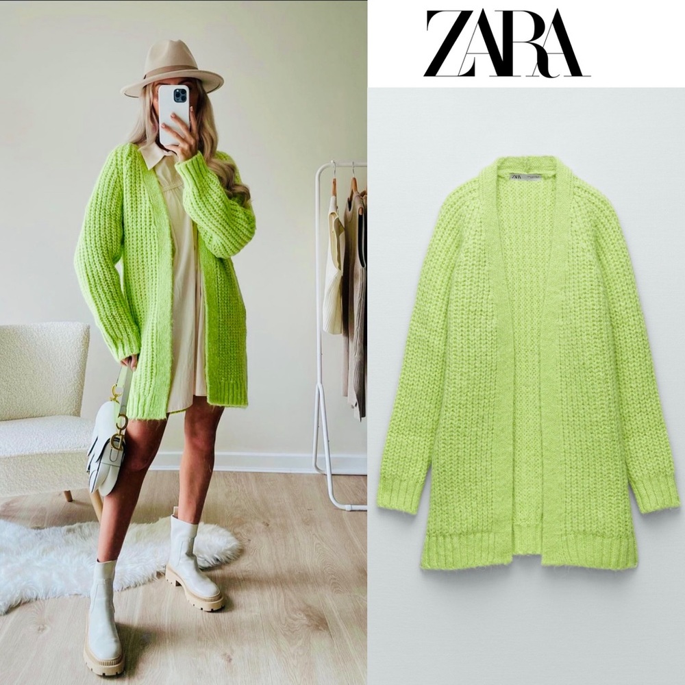 NWT zara oversized knit Cardigan